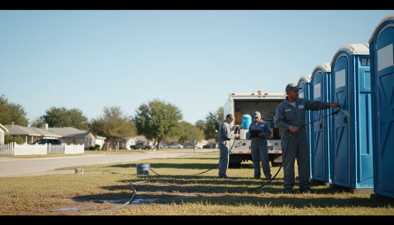 Long-Term Portable Toilet Rental in Donaldson, AR near me